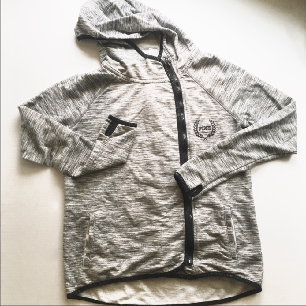 PINK stylish athletic zip-up jacket